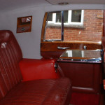 1950 Bentley rear 2 interior - vintage wedding car