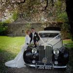 1950 Bentley on location - vintage wedding car