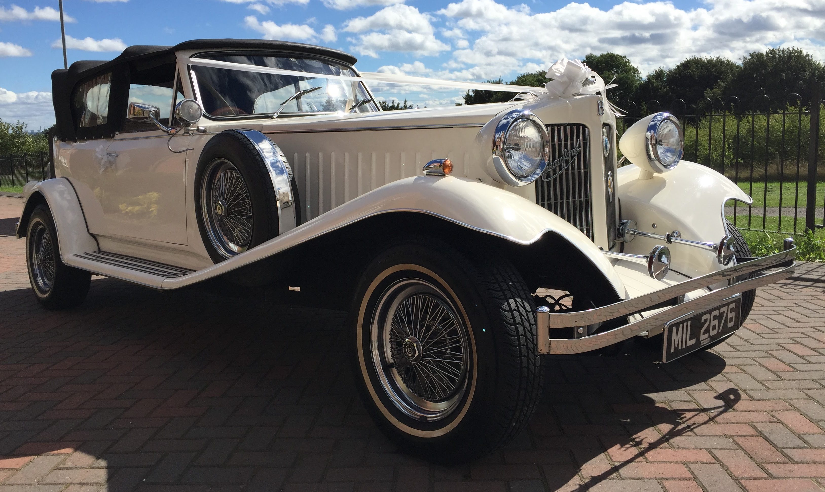 Beauford Open Top Tourer - 2 Door - Olde English White 