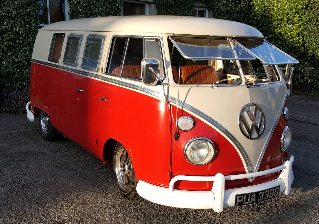 VW Split Screen Campervan - Red & White